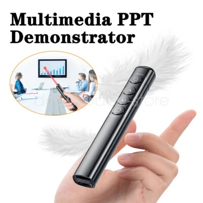 Wireless Presenter Powerpoint Presentation Clicker Remote Control Laser Pointer - Image 1 of 4