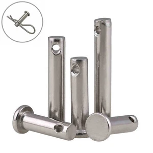 Metric Clevis Pins Fasteners,for Retaining R Clips Split Pins A2 Stainless Steel - Picture 1 of 7