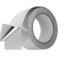 1 BIG ROLL ALUMINIUM FOIL TAPE SILVER DUCT SELF ADHESIVE HEAT INSULATION 2"X 50M