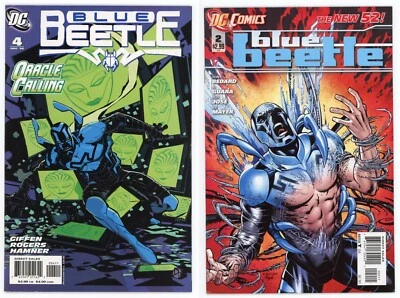 Blue Beetle Jaime Reyes 1st La Dama & w/Powers #4 2006 #2 2011 Set NM Lot of 2 - Image 1 of 4