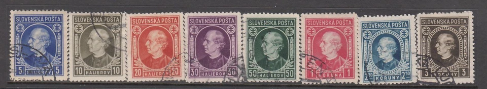 Slovakia - Father Hlinka issue (Set used) 1939 (CV $15) - Image 1 of 1