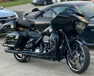 Ruedas Harley Black Cut Enforcer 21" Fr. Rotores de neumáticos traseros 18" 09-23 Street Glide - Imagen 1 de 11