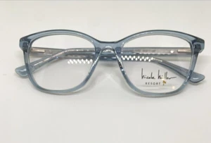 Nicole Miller   Eyeglasses Frames LAGUNA C02  53-17-140 Eyewear Blue - Picture 1 of 5