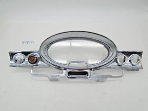 1957 Oldsmobile Speedometer Dash Trim Bezel OEM 1584600 (pitting) - Picture 1 of 17