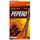 Lotte Pepero Crunchy/ Vanilla/ Double Chocolate Covered Biscuit Sticks 39g/Pack 