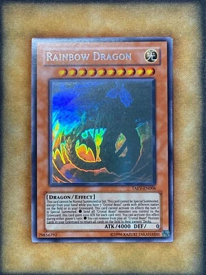 Yugioh Rainbow Dragon TAEV-EN006 Ghost Rare NM - Image 1 of 2