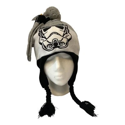 Star Wars Childrens Hat and Glove Set In Gray, White and Black By Berkshire New - Image 1 of 4