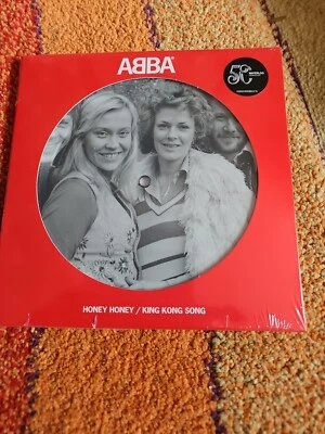 ABBA - Honey Honey/King Kong Song (Polar) 7" Vinyl Single 50th anniversary  New - Image 1 of 4