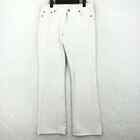 J.Crew Womens 31 Regular White Denim Jeans Bootcut Mid Rise Pockets Chinos