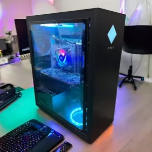 RGB Gaming Desktop Computer i7 64GB 1TB SSD 2TB HDD NVIDIA GTX 1070 8GB W11 BT - Picture 1 of 8