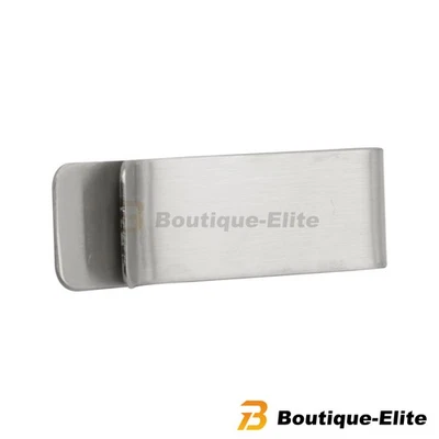 Stainless Steel Money Clip Pocket Holder Silver Metal Credit Card Holder Wallet - Image 1 of 4