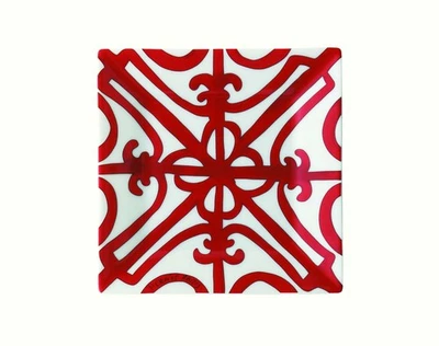 HERMES BALCON DU GUADALQUIVIR NO. 2 SQUARE SIDE PLATE #P211059P BRAND NIB F/SH - Image 1 of 2