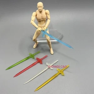 Modelo de arma de espada pintada escala 1/12 para cuerpo de figura de acción de 6"" - Imagen 1 de 17