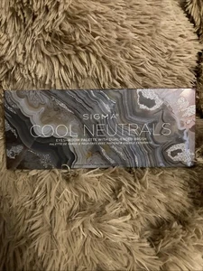 SIGMA Palette Ombretti - Cool Neutrals - Ombretto con Pennello NUOVO - Foto 1 di 4