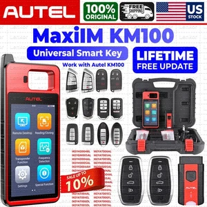 Autel MaxiIM KM100X KM100E Auto VIN IMMO Key Programming Diagnostic Scanner Tool - Picture 1 of 19