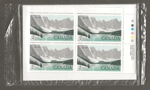 936i, Harrison $2 Banff 4 bloques de placas embalaje original, catálogos $120[932 - Imagen 1 de 1
