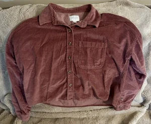 American Eagle - Cordjacke - Damen Small - - Langarm Tasche braun - Bild 1 von 1