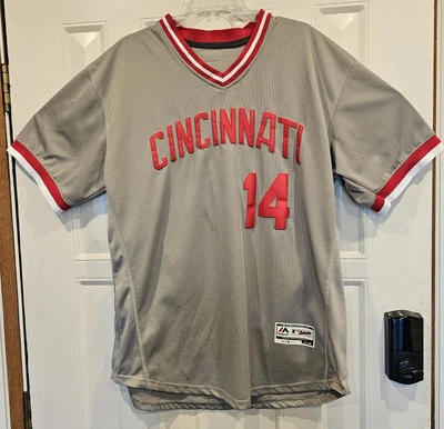 Pete Rose Baseball Jersey Nat'l League Centennial 1976 Cincinnati Reds #14 - Image 1 of 4