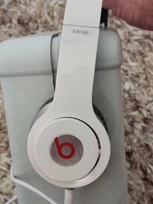 Beats by Dr. Dre Wired White Solo Music Headphones  - Image 1 of 4