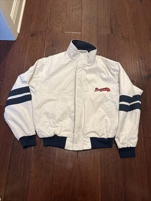 Jaqueta Swingster Atlanta Braves Vintage-Feita Nos EUA-Tamanho Grande - Imagem 1 de 4