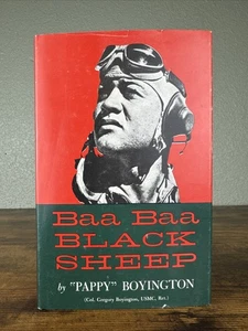 **SIGNIERT** PAPPY BOYINGTON BAA BAA BLACKSHEEP SQUADRON WWII VMF-214 - Bild 1 von 12