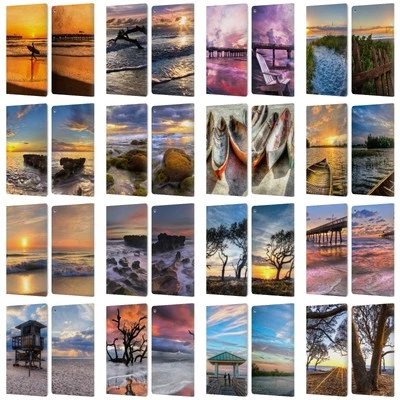 OFFICIAL CELEBRATE LIFE GALLERY BEACHES LEATHER BOOK WALLET CASE FOR AMAZON FIRE - Image 1 of 4