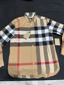 Burberry London England Check Button Up Long sleeve shirt - Picture 1 of 11