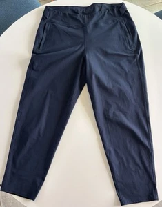 Pantalón Lululemon Mujer Talla 10 (32x26) Azul Marino Informal Recortado Elástico - Imagen 1 de 6