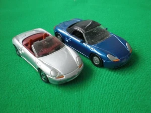 Tomica Ziku Porsche Boxster 2-Car Set Rare No.91 1/58 Diecast - Picture 1 of 8