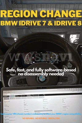 BMW iDrive 7 & 8 Region Change | MGU / MGU21 | LIVE & JOY | Software Activation - Bild 1 von 2