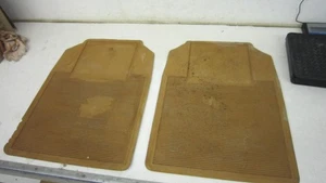 1973-1987 Chevy K-5 Blazer Suburban GMC Truck Front TAN Floor Mats OEM - Picture 1 of 13