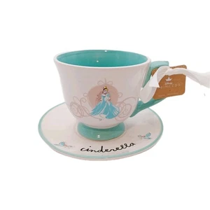 Juego de tazas y platillos Disney Princesa Cenicienta Bluebirds Rae Dunn 75 aniversario - Imagen 1 de 8
