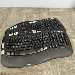 1- Logitech K350 Wave  Keyboard  No Dongle - Picture 1 of 3