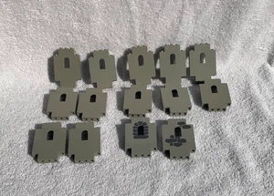 Menge 14 Lego Vintage Castle Panel hellgrau Burg Mauern mit Fenstern - Bild 1 von 6