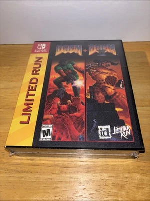 10TH ANNIVERSARY VARIANT DOOM 1 & 2 LIMITED RUN GAMES COLLECTORS EDITION SHELL - Image 1 of 4
