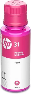 Genuine HP 31 Magenta Standard Yield Ink Bottle 70ml Smart (NOV 2025) - Image 1 of 2