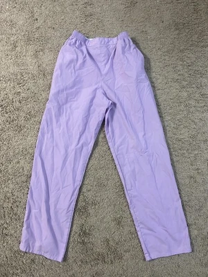 Uniforme Pantalones de Ciudad Mujer Pequeños Púrpura Exfoliante Cintura Elástica Enfermera Médica Trabajo Foto 1 de 4