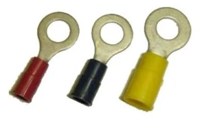 Crimp Ringklemme, #10 Bolzen, Nylon/Vinyl, 16-14 AWG - Bild 1 von 1