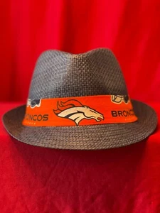 NFL Denver Broncos Unisex Sommer Fedora Panama Strohhut mit Band - Bild 1 von 38