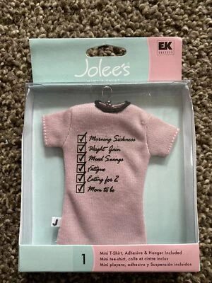 Raro NUEVO Jolene’s Scrapbooking Mini Camiseta Pegatina Embarazo De Colección Foto 1 de 4