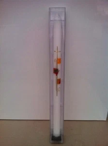 Pandur Kerzen, Taufkerze, Traube, maisgelb - gold - Imagen 1 de 2