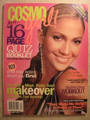 2005 April Cosmo Girl Magazine Actress Jennifer Lopez Foto 1 de 2