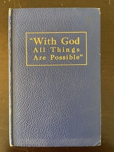 With God All Things Are Possible, Life-Study Fellowship, VTG 1956 C 1944 - Picture 1 of 3
