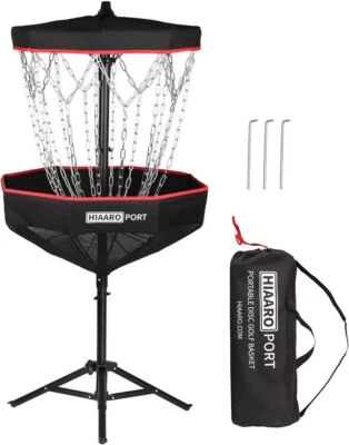 Portable Disc Golf Basket with 16 Heavy Duty Chains, Foldable Disc Golf Target - Image 1 of 4