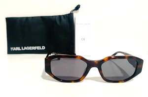KARL LAGERFELD KL6073S 240 HAVANA GRAY AUTHENTIC SUNGLASSES 54-18-140 - Picture 1 of 8