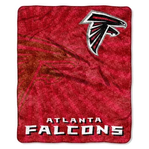 Atlanta Falcons Blanket 50x60 Sherpa Strobe Design - Picture 1 of 1