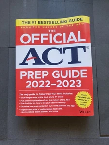 The Official ACT Prep Guide 2022-2023 - Brand New, Online Code+, Good Condition - Picture 1 of 5