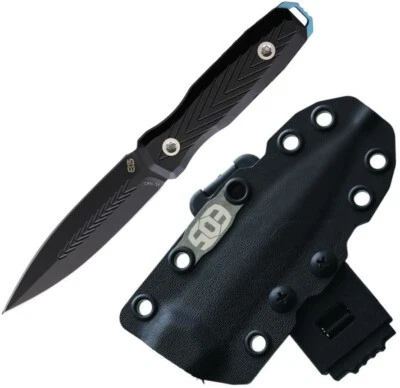 EOS Mini Thresher Fixed Knife 3.5" CPM-3V Steel Full Tang Blade Aluminum Handle - Image 1 of 3