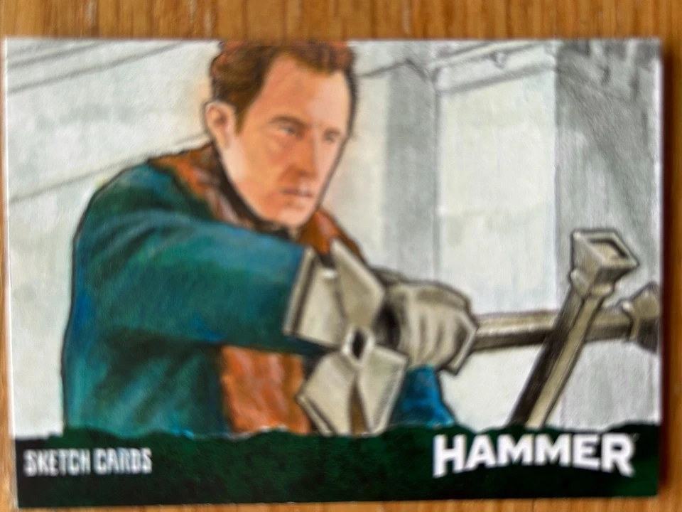 HAMMER SERIES 2 - SEVENTIES SHOCKERS: SKETCH CARD: BY WESTLEY SMITH - Image 1 of 1