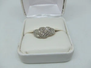 10k yellow gold .90ct diamond ring size 7.5 - Picture 1 of 11